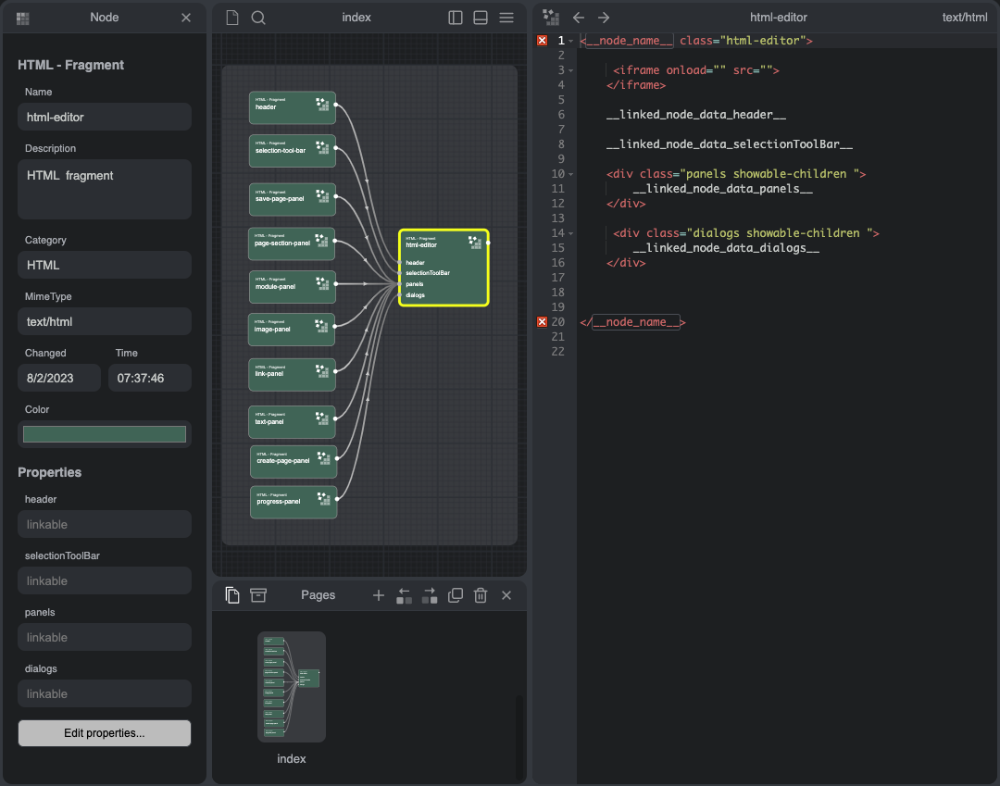 Panels - Changing the SVG properties